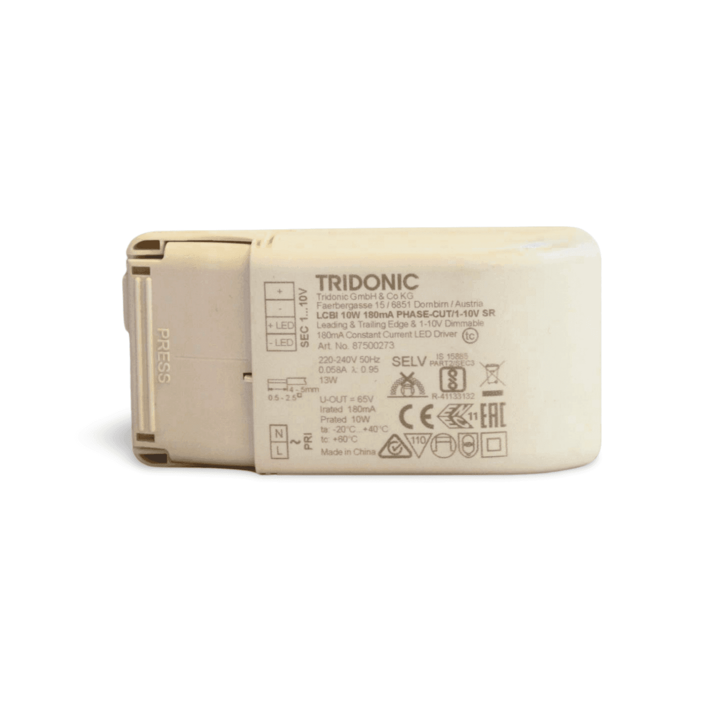 10W TRIDONIC TRANSFORMER
