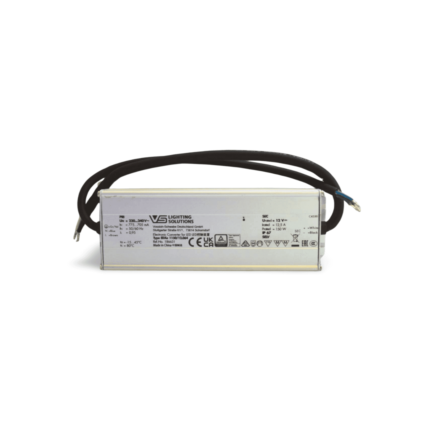 12V 150W WATERPROOF VS TRANSFORMER