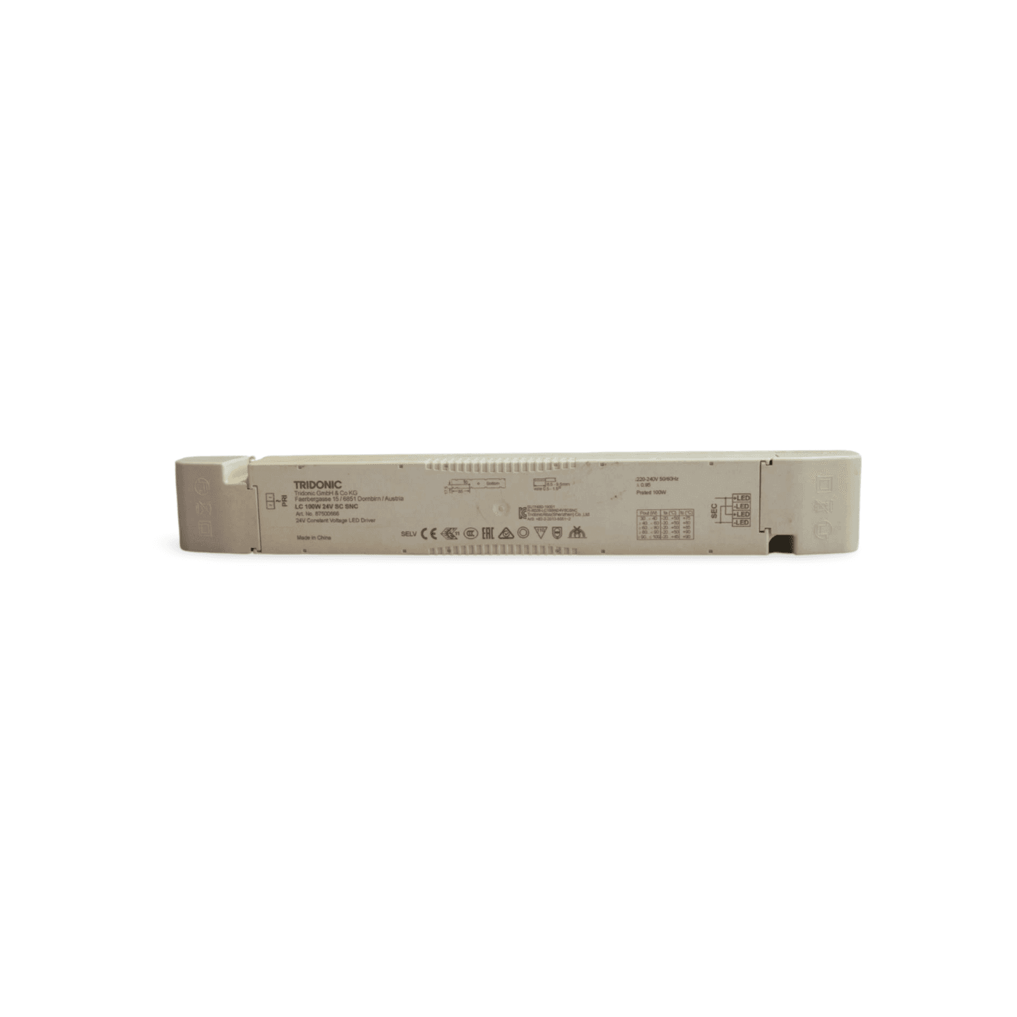 24V 100W TRIDONIC TRANSFORMER