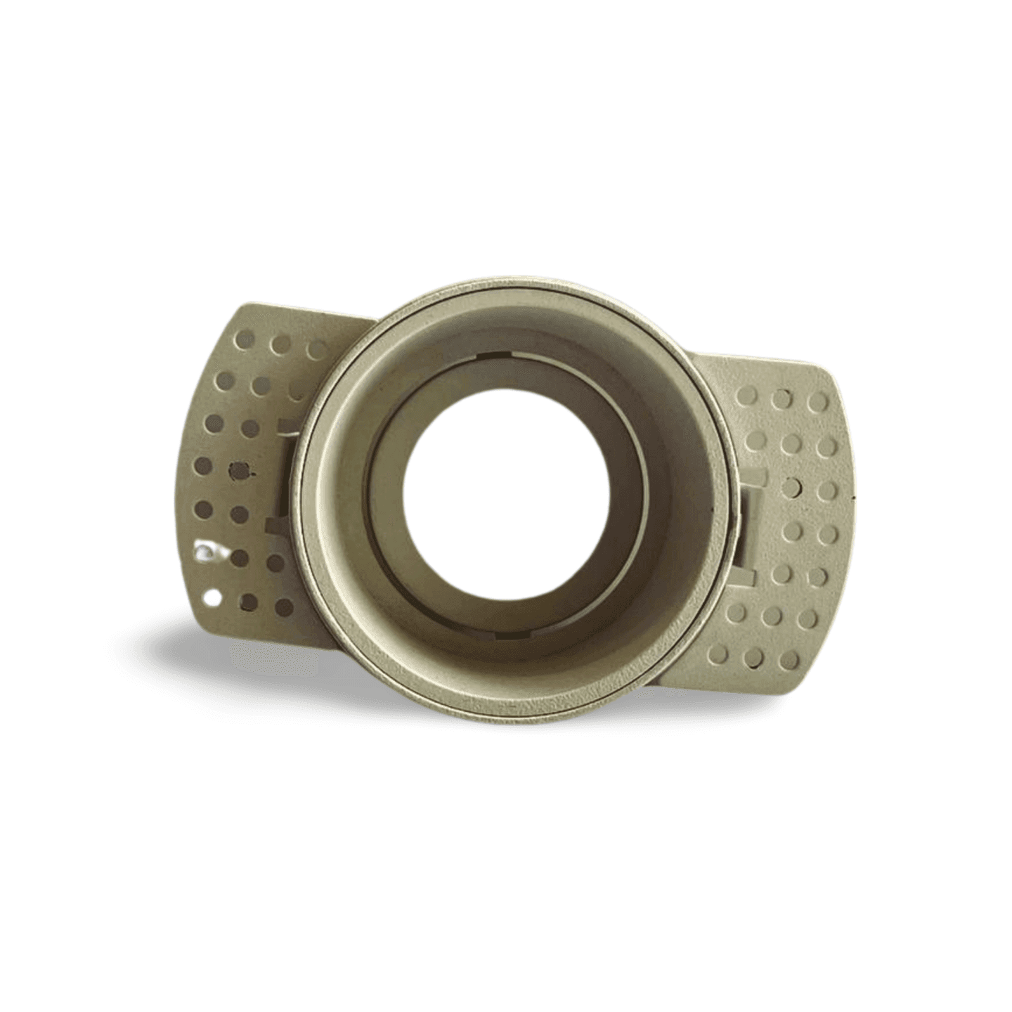 ADJUSTABLE TRIMLESS WHITE ROUND FRAME