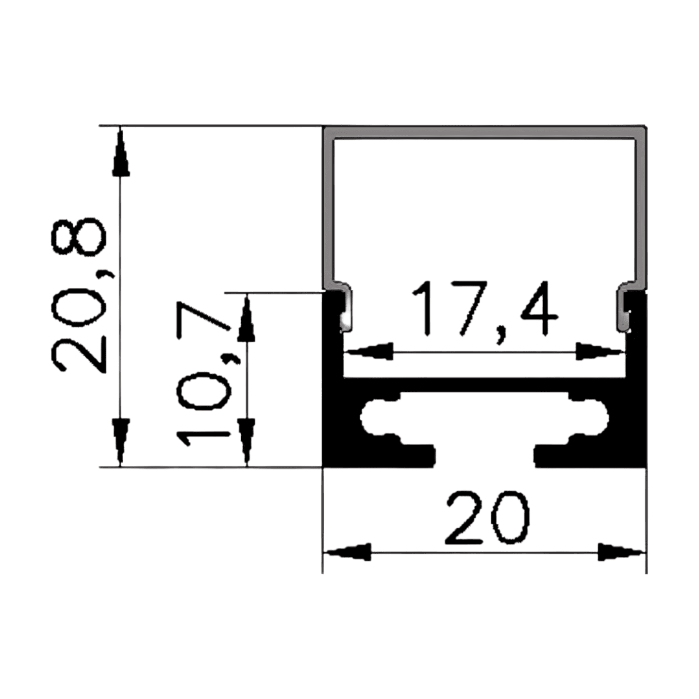 ALUMINIUM PROFILE ZL-2020