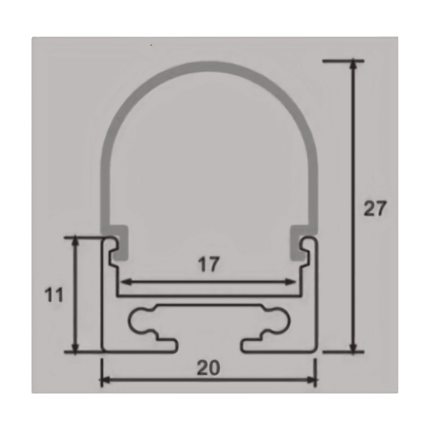 ALUMINIUM PROFILE ZL-2027