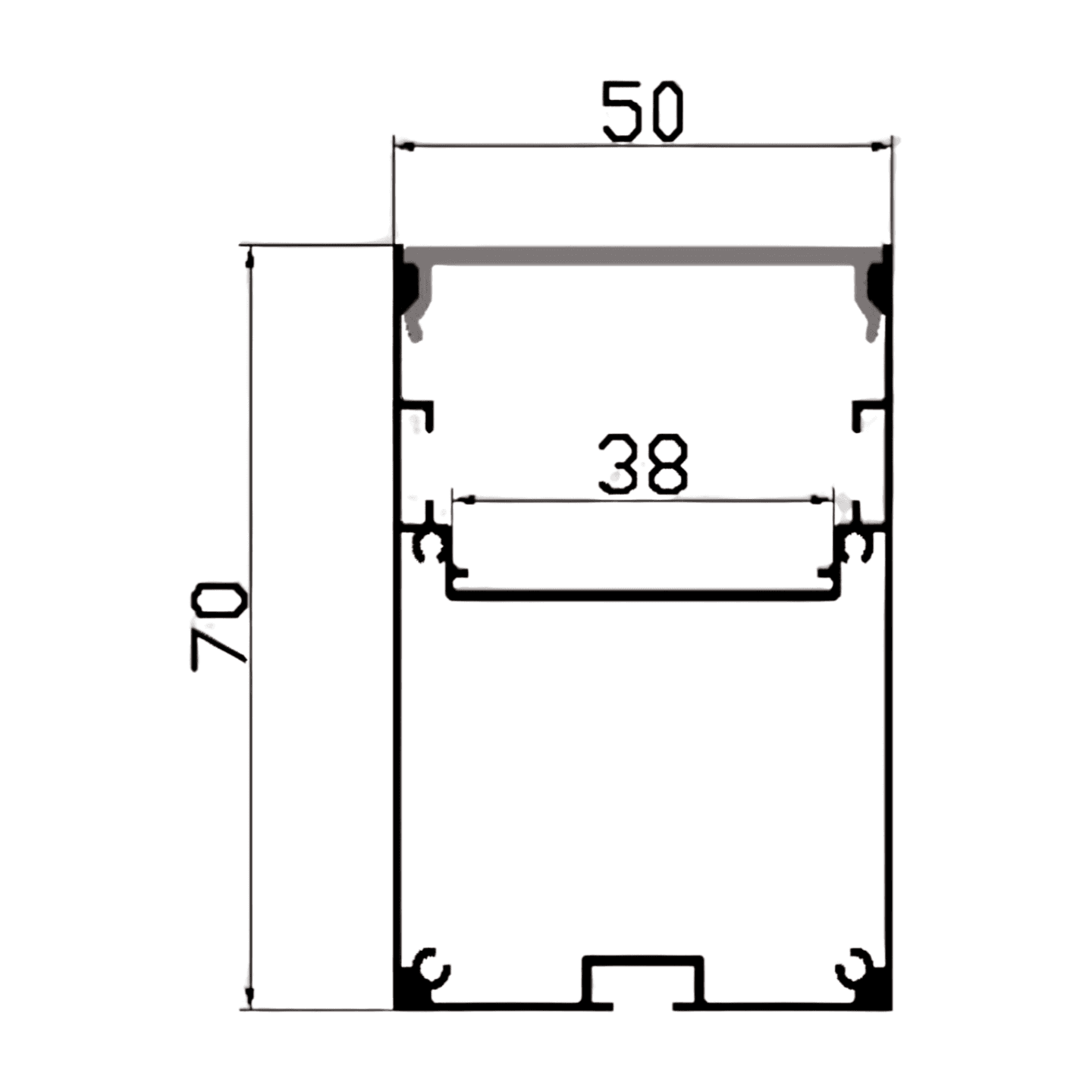 ALUMINIUM PROFILE ZL-5070