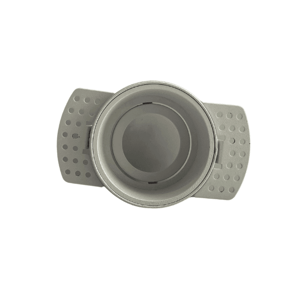 ADJUSTABLE TRIMLESS FRAME ROUND WHITE