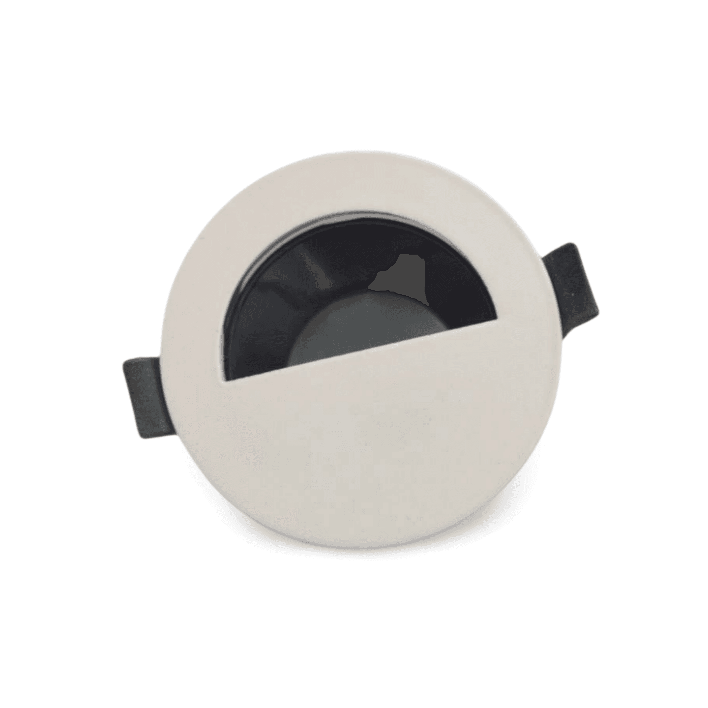 WALL WASHER FRAME ROUND WHITE WITH BLACK