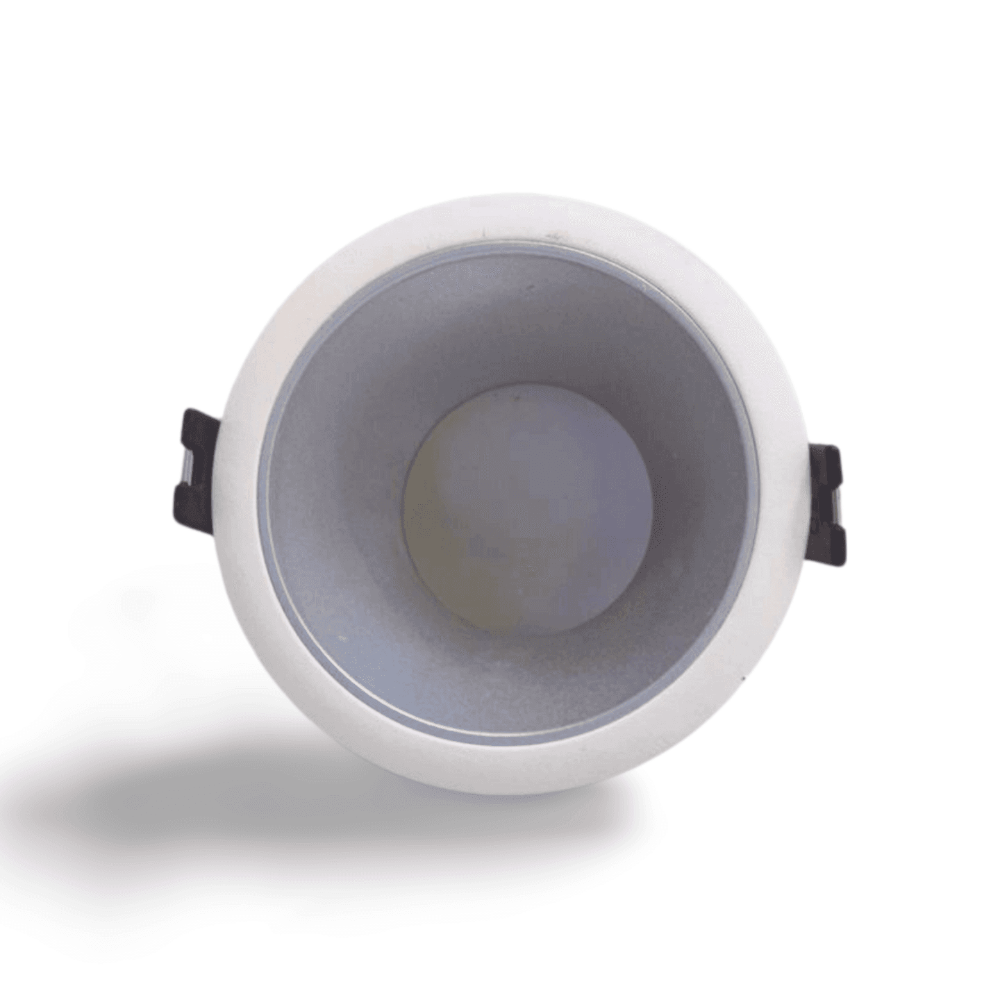 NON ADJUSTABLE ROUND FRAME WHITE WITH SILVER
