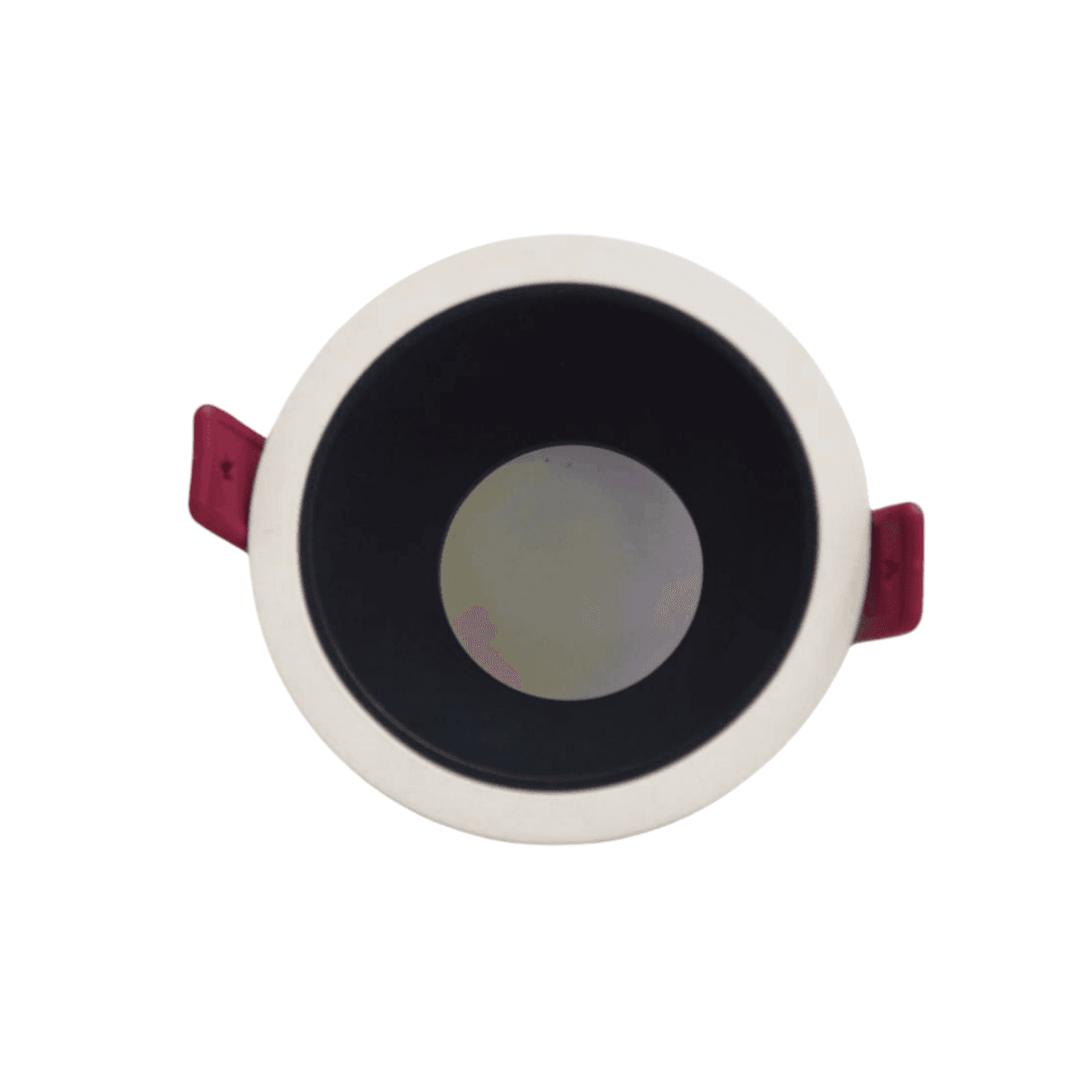 NON ADJUSTABLE WHITE ROUND FRAME WITH BLACK