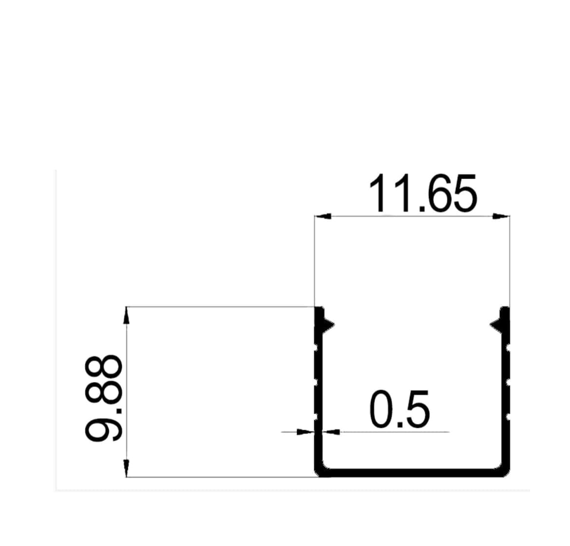 ALUMINIUM PROFILE ZL-1109