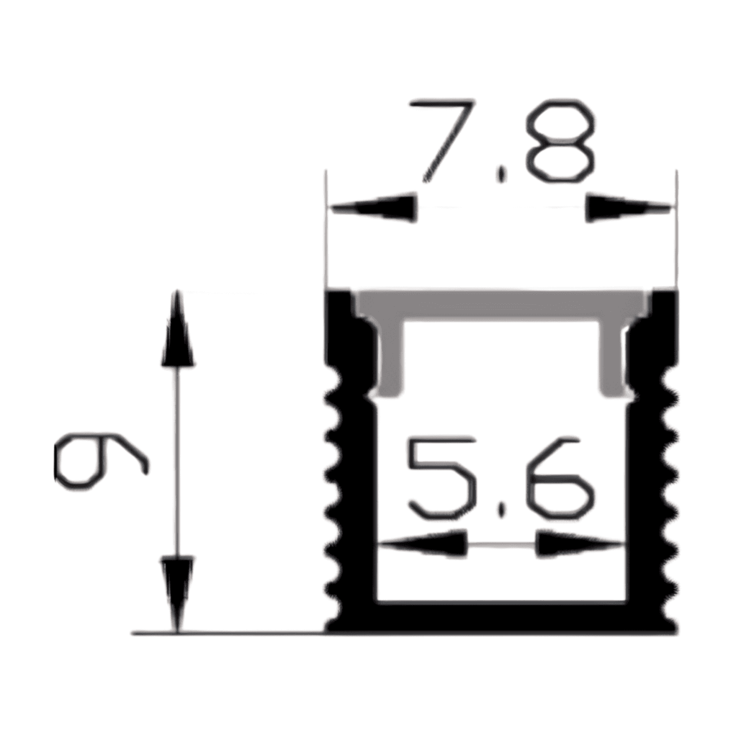 ALUMINIUM PROFILE ZL-0809