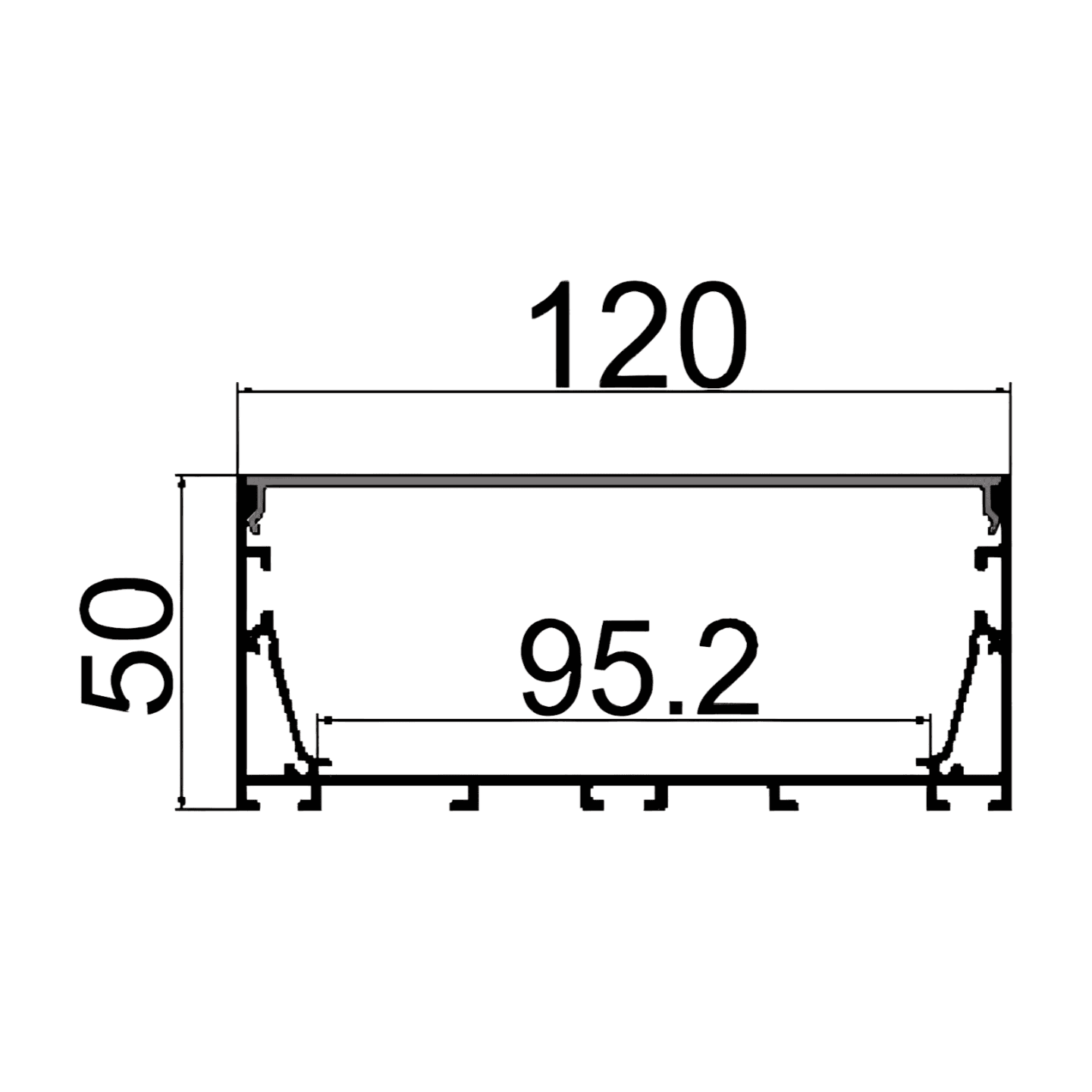 ALUMINIUM PROFILE ZL-12050