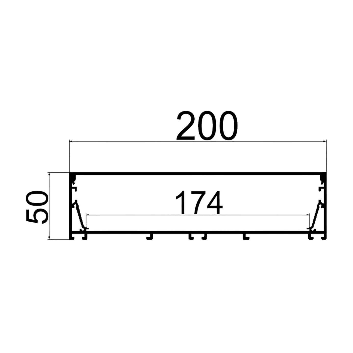 ALUMINIUM PROFILE ZL-20050