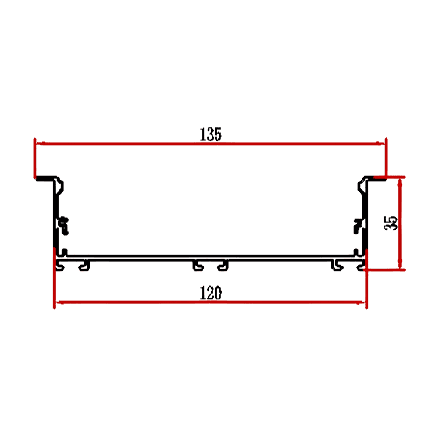 ALUMINIUM PROFILE ZL-13535