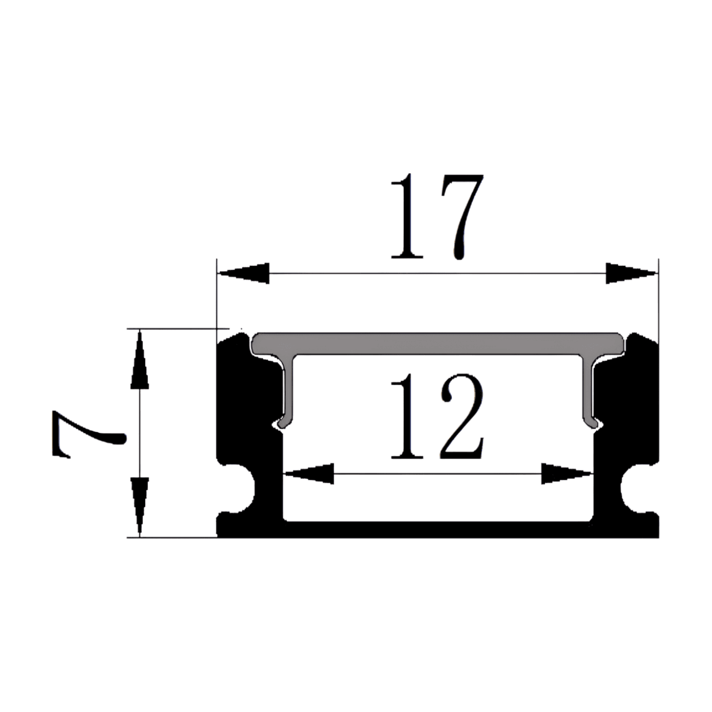 ALUMINIUM PROFILE ZL-1707