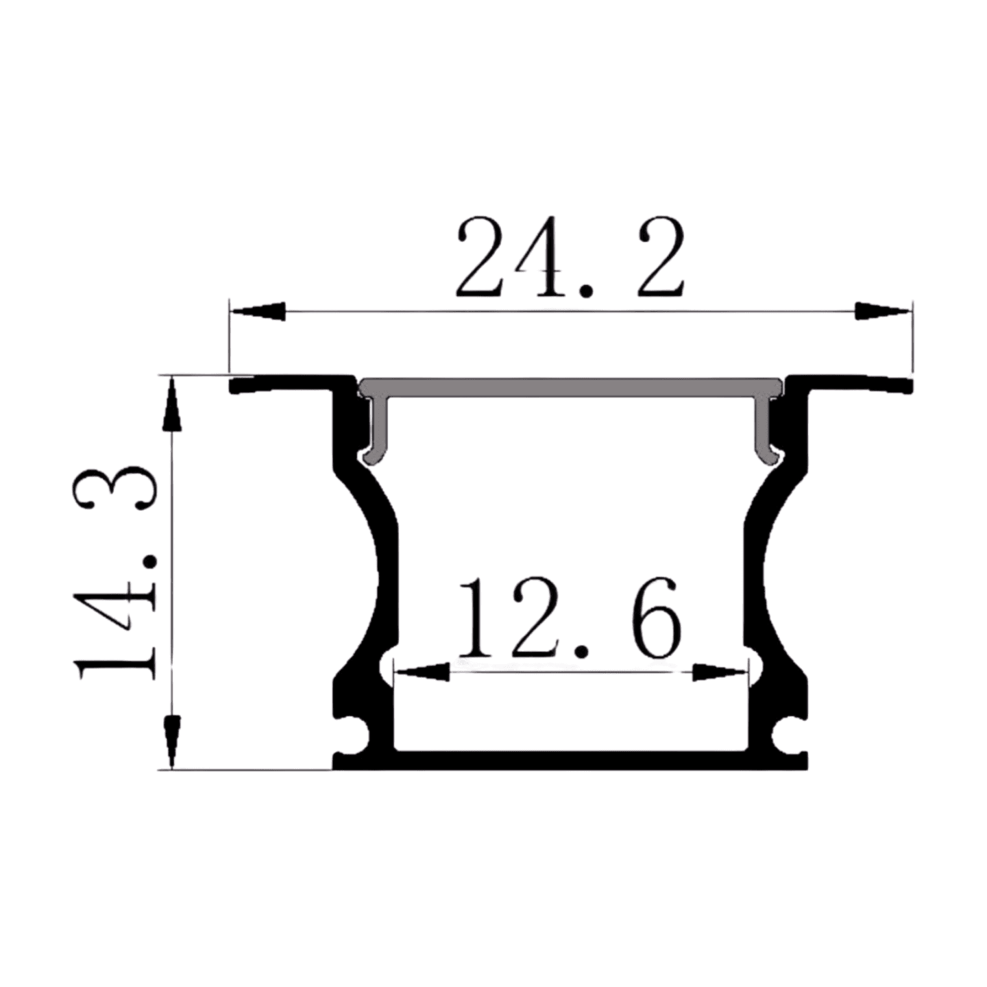 ALUMINIUM PROFILE ZL-2414
