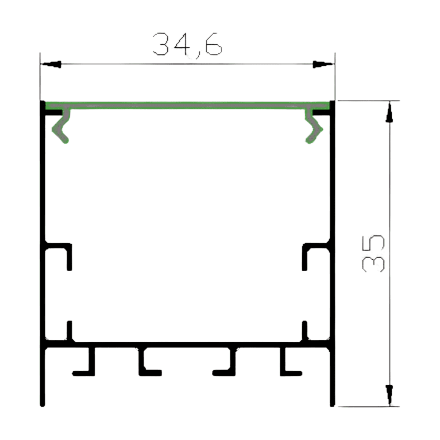 ALUMINIUM PROFILE ZL-3535