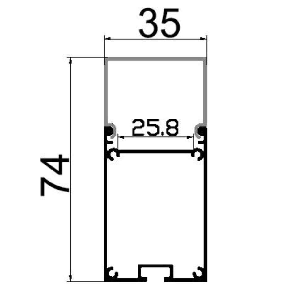 ALUMINIUM PROFILE ZL-3574