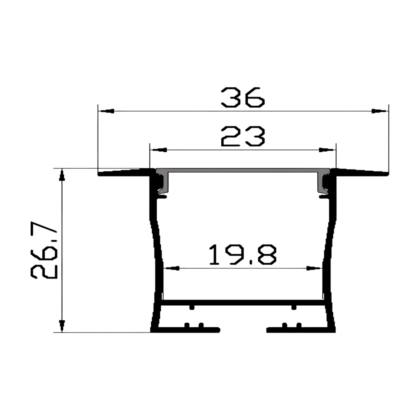 ALUMINIUM PROFILE ZL-3626