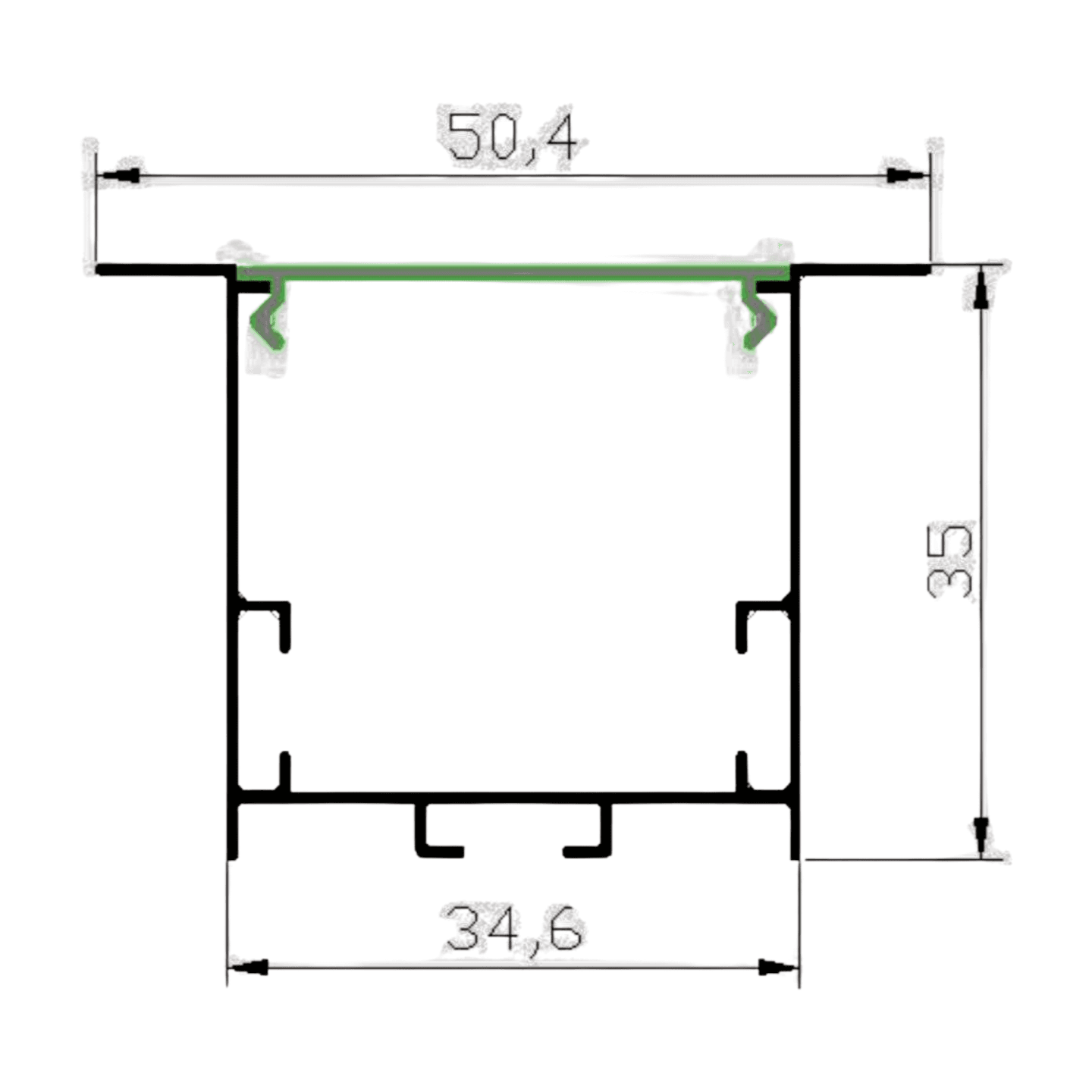 ALUMINIUM PROFILE ZL-5035(B)