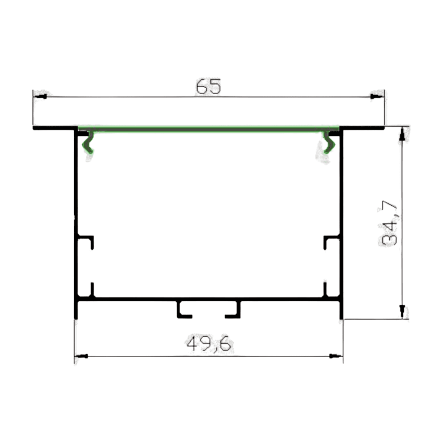 ALUMINIUM PROFILE ZL-6535(B)