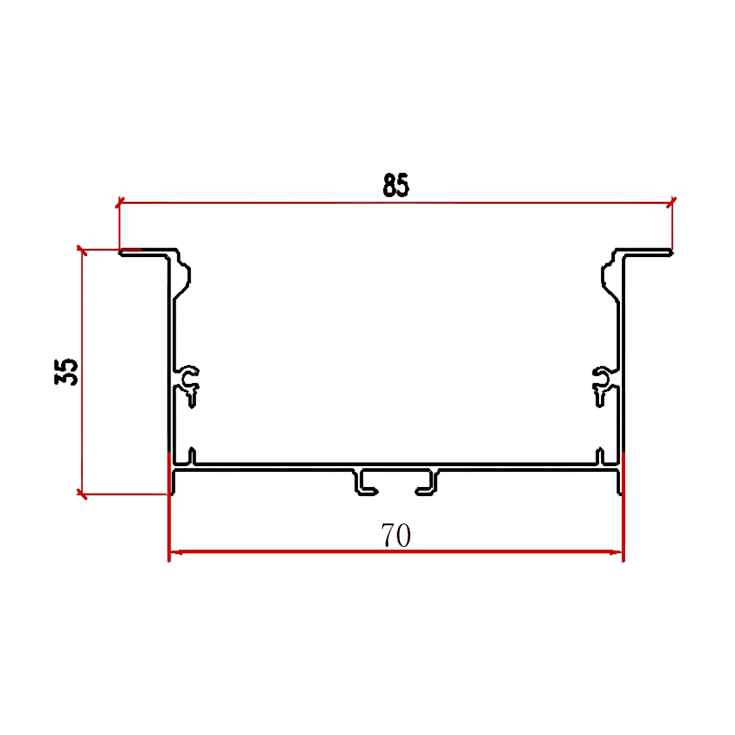 ALUMINIUM PROFILE ZL-8535(B)
